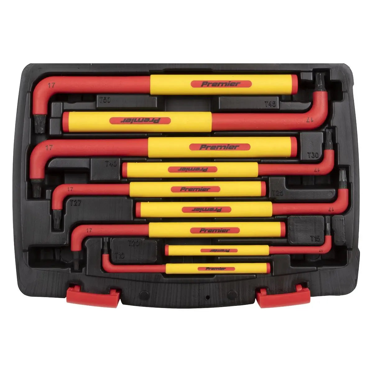 Sealey Premier TRX-Star* Key Set 9pc Extra-Long VDE 