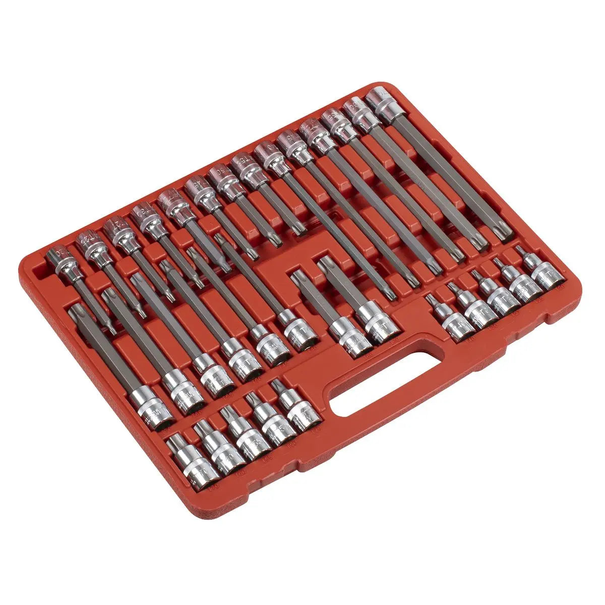 Sealey Premier TRX-Star* Socket Bit Set 32pc 1/2"Sq Drive 