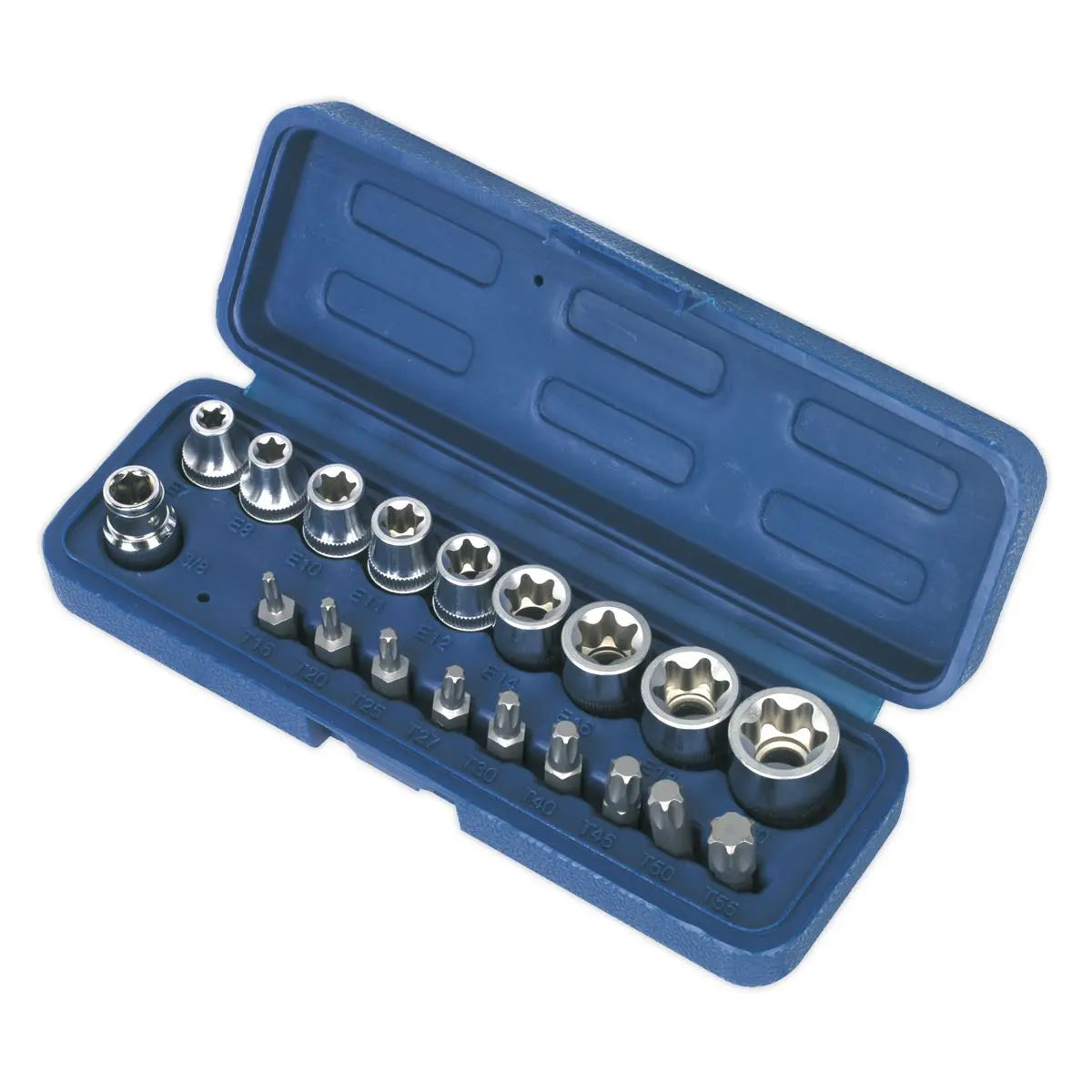Sealey Premier TRX-Star* Socket & Bit Set 19pc 3/8"Sq Drive 