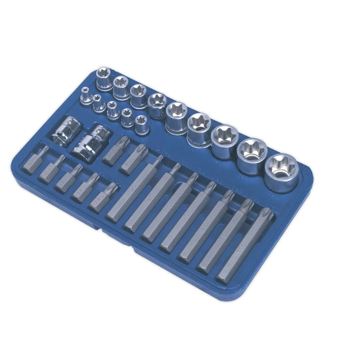 Sealey Premier TRX-Star* Socket & Bit Set 30pc 1/4", 3/8" & 1/2"Sq Drive 