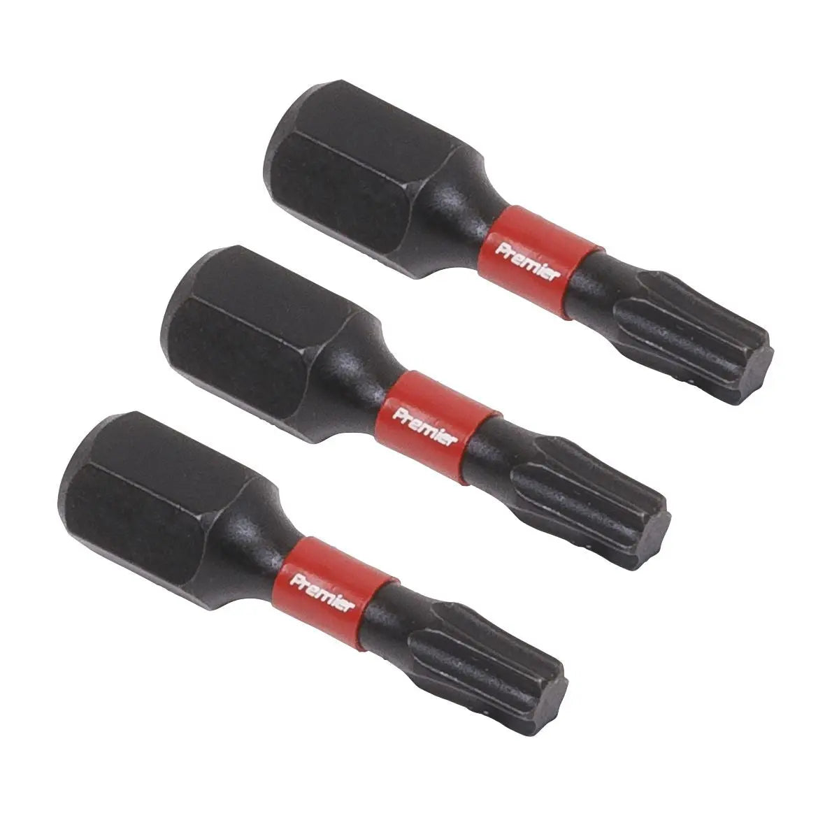 Sealey Premier TRX-Star* T20 Impact Power Tool Bits 25mm - 3pc 