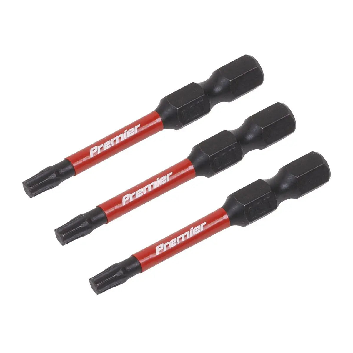 Sealey Premier TRX-Star* T20 Impact Power Tool Bits 50mm - 3pc 