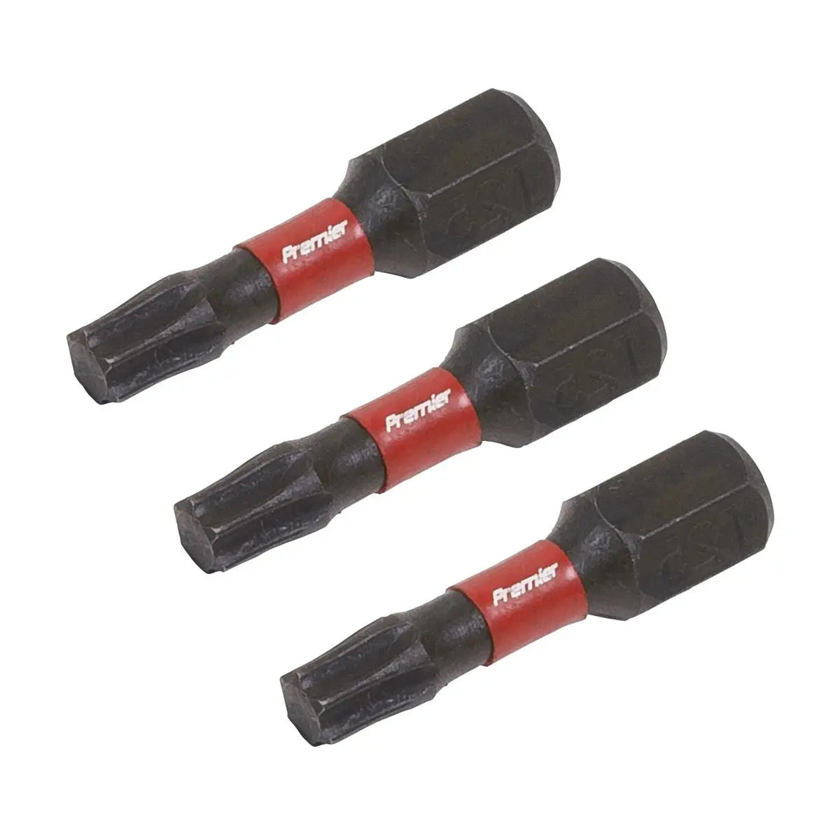 Sealey Premier TRX-Star* T25 Impact Power Tool Bits 25mm - 3pc 