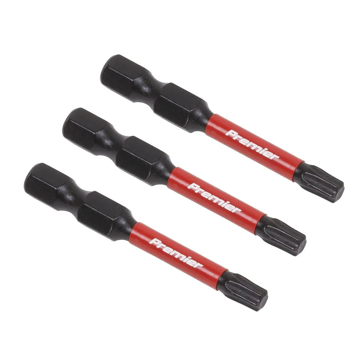 Sealey Premier TRX-Star* T25 Impact Power Tool Bits 50mm - 3pc 