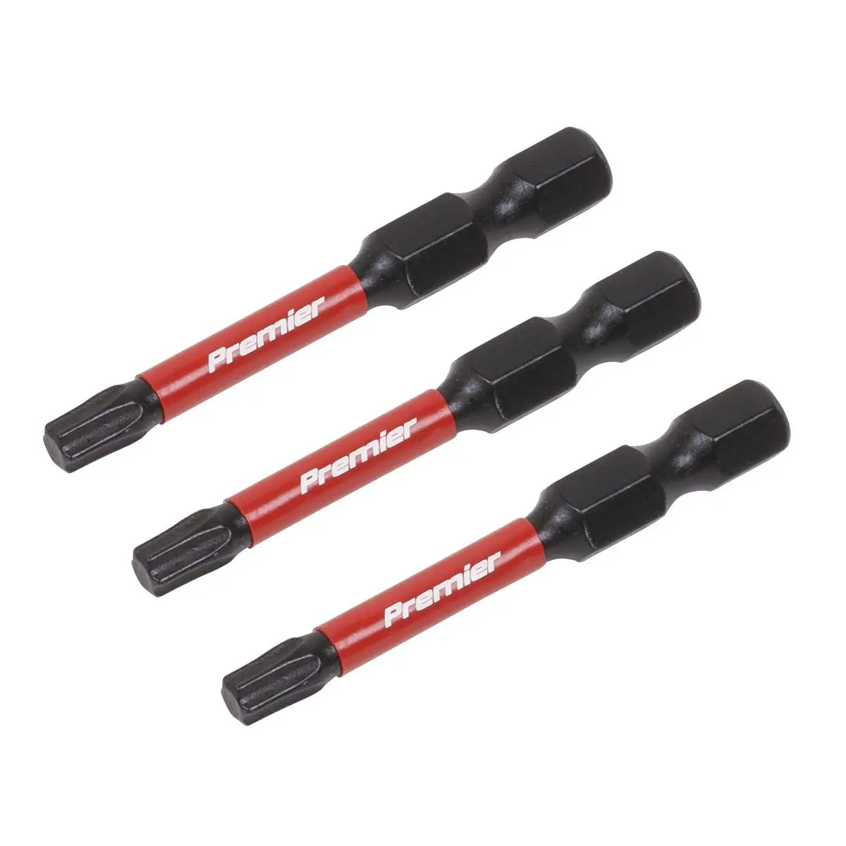 Sealey Premier TRX-Star* T25 Impact Power Tool Bits 50mm - 3pc 