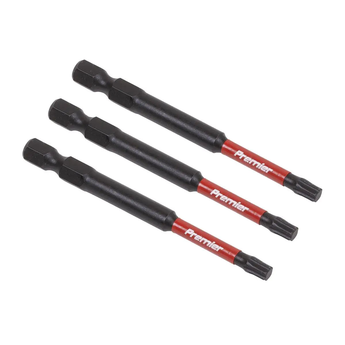 Sealey Premier TRX-Star* T25 Impact Power Tool Bits 75mm - 3pc 