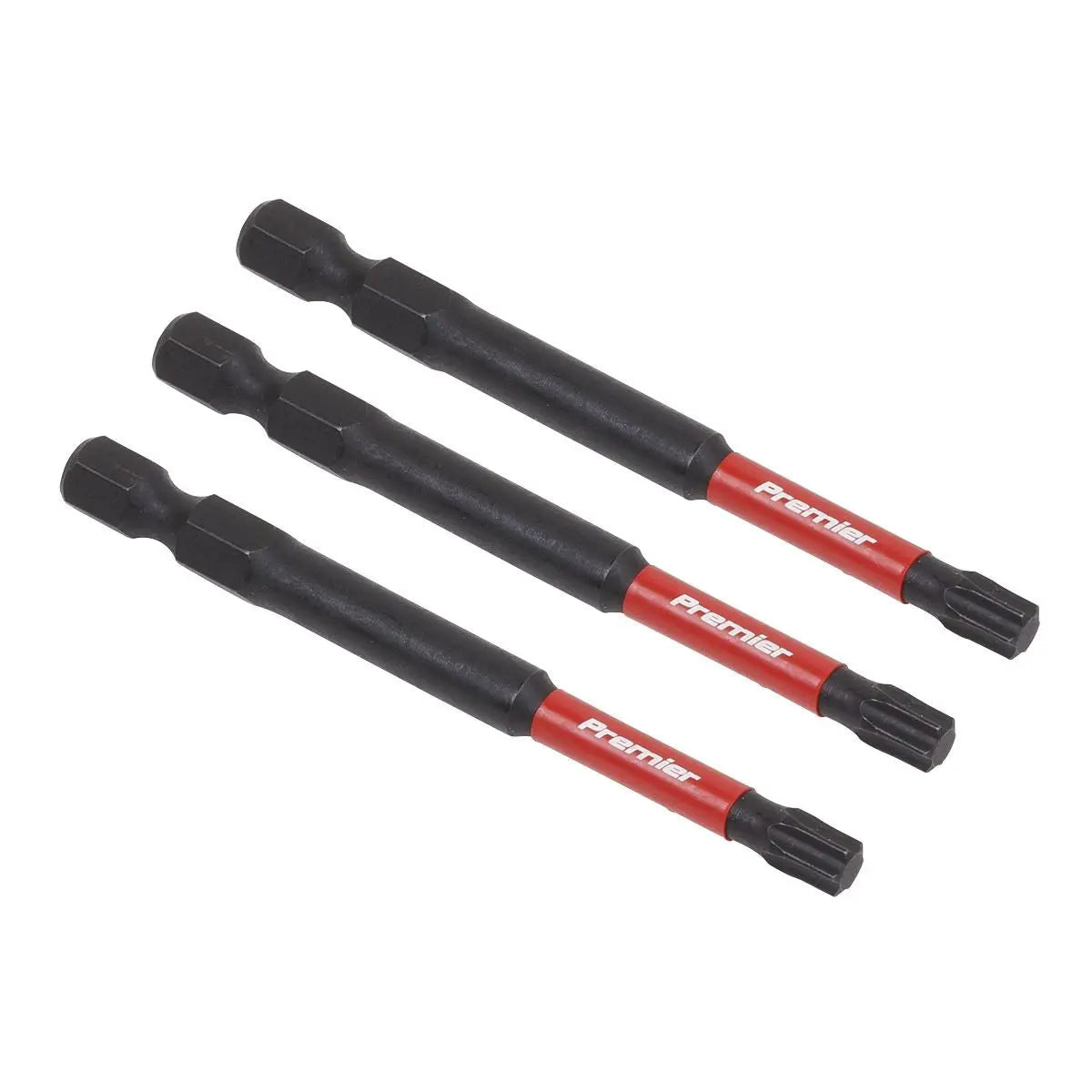 Sealey Premier TRX Star* T27 Impact Power Tool Bits 75mm - 3pc 