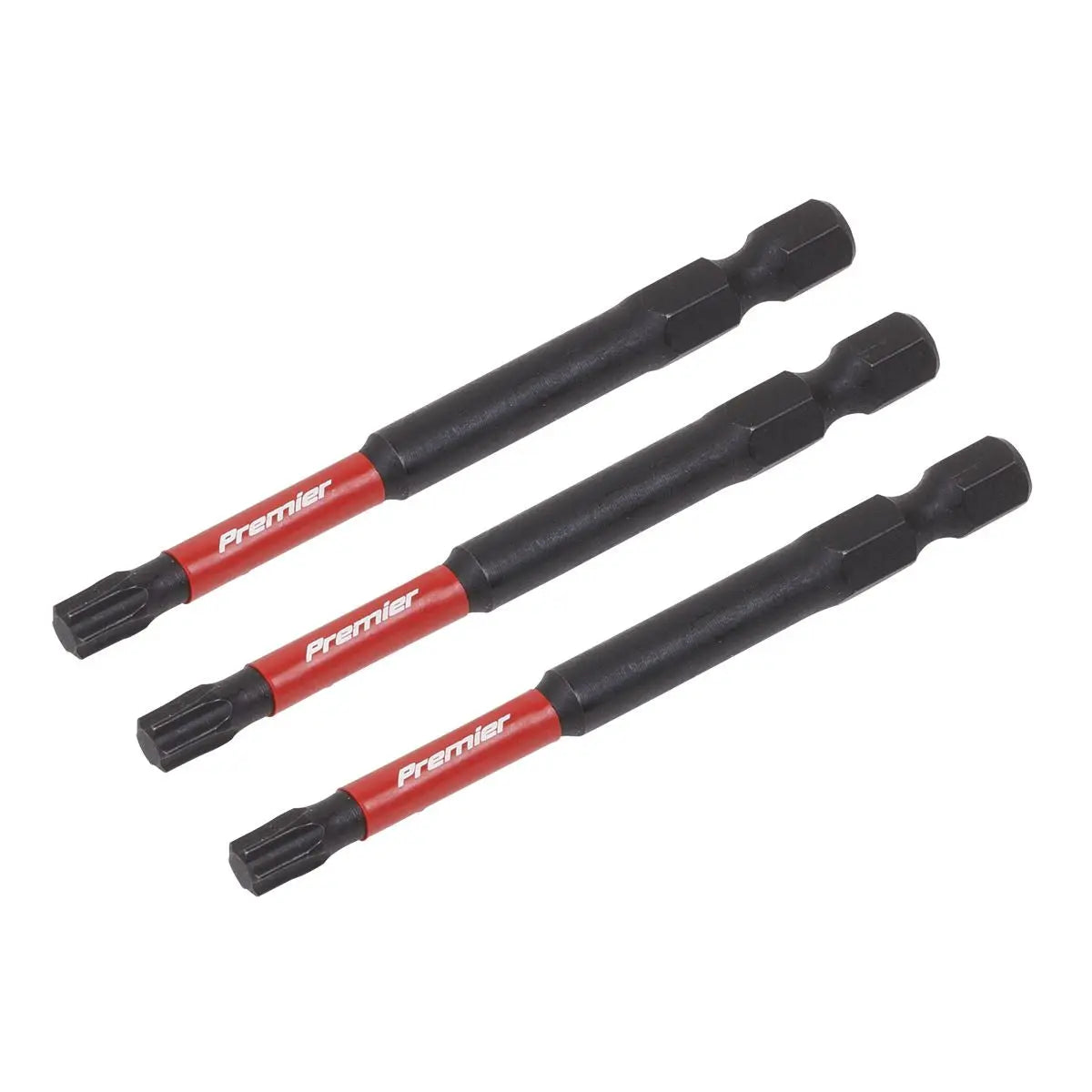 Sealey Premier TRX Star* T27 Impact Power Tool Bits 75mm - 3pc 