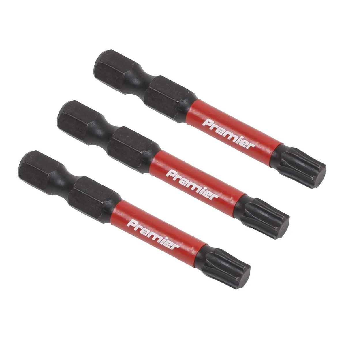 Sealey Premier TRX-Star* T30 Impact Power Tool Bits 50mm - 3pc 