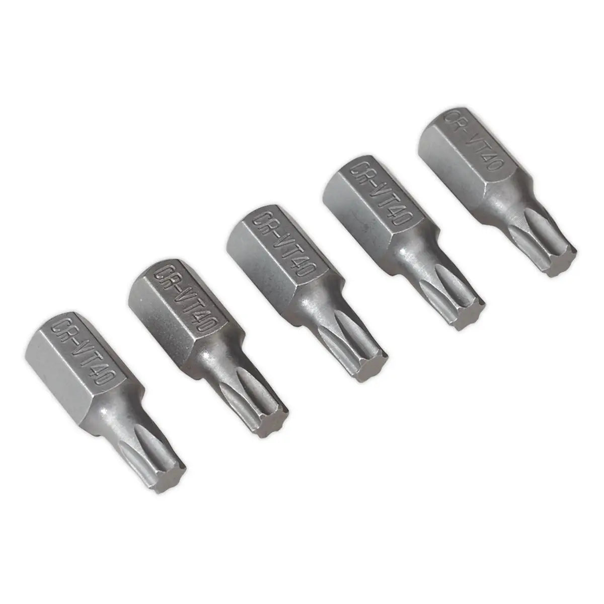 Sealey Premier TRX-Star* T40 Bit Short Pack of 5 