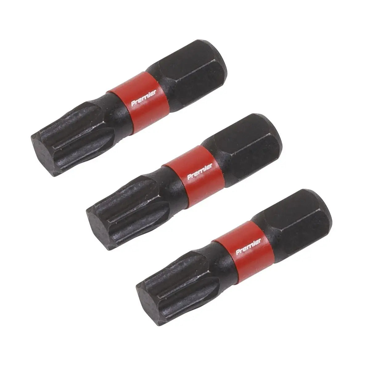 Sealey Premier TRX-Star* T40 Impact Power Tool Bits 25mm - 3pc 