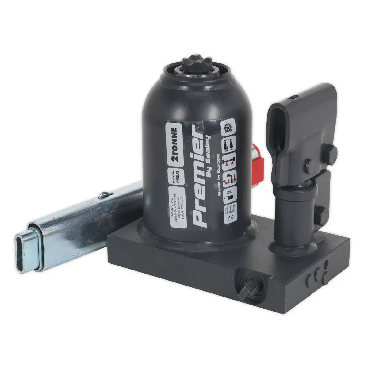Sealey Premier Telescopic Bottle Jack 2 Tonne 