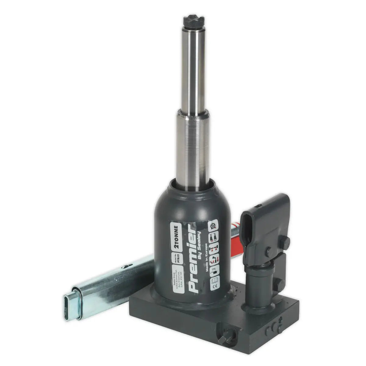 Sealey Premier Telescopic Bottle Jack 2 Tonne 