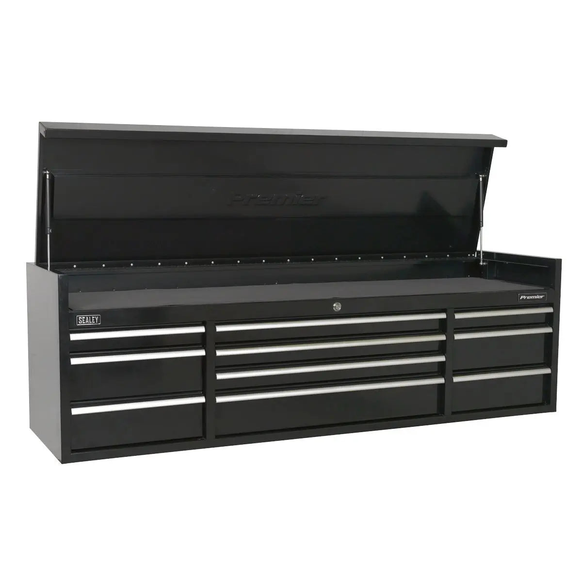 Sealey Premier Topchest 10 Drawer 1830mm Extra-Wide Heavy-Duty Black 