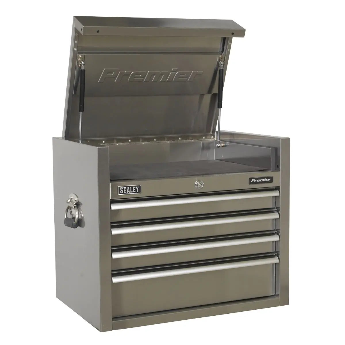 Sealey Premier Topchest 4 Drawer 675mm Stainless Steel Heavy-Duty 