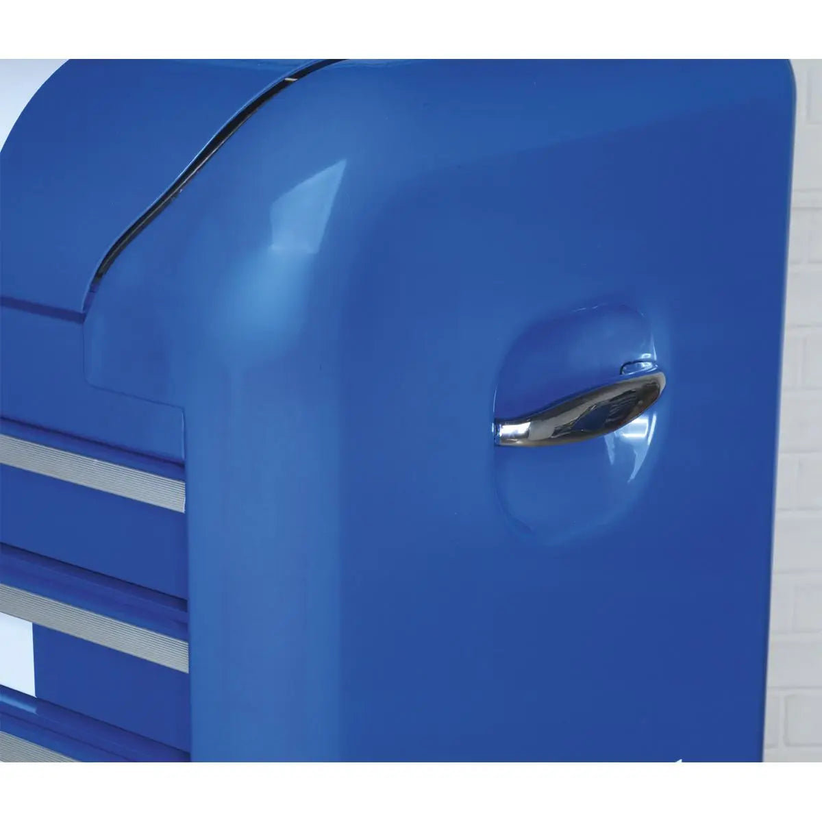 Sealey Premier Topchest 4 Drawer Retro Style - Blue with White Stripes 