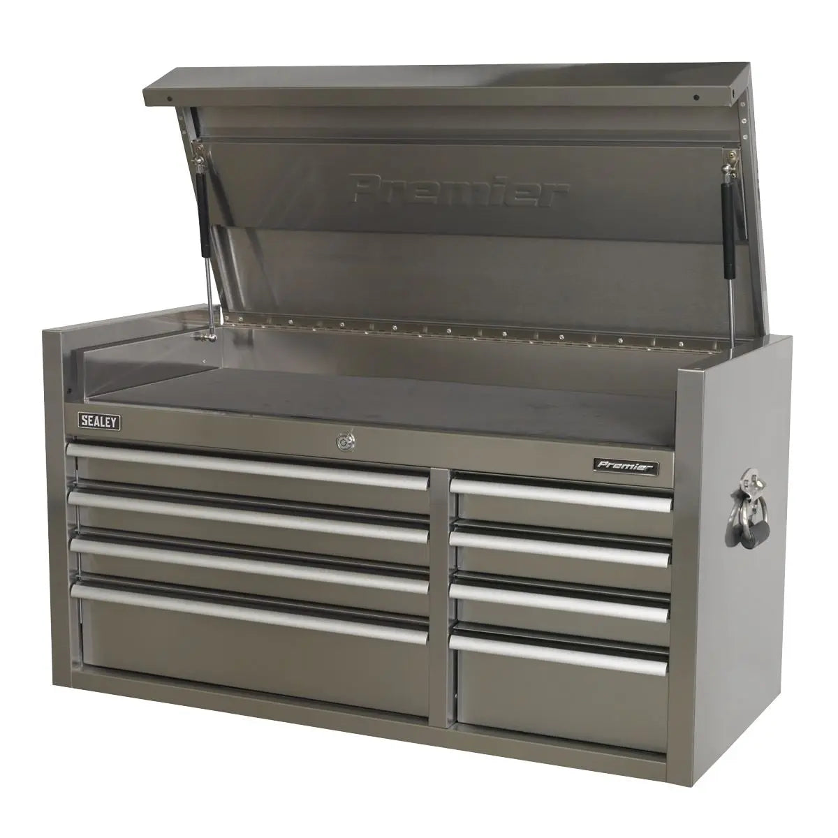 Sealey Premier Topchest 8 Drawer 1055mm Extra-Wide Stainless Steel Heavy-Duty 