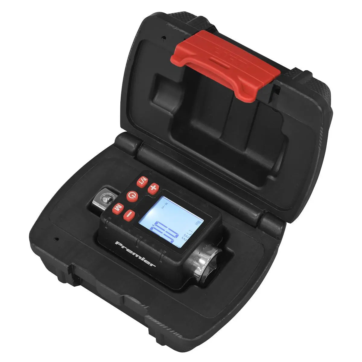 Sealey Premier Torque Adaptor Digital 1/2"Sq Drive 40-200Nm(29.5-147.5lb.ft)  White Rose Tools