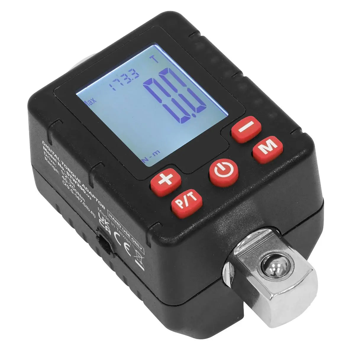 Sealey Premier Torque Adaptor Digital 1/2"Sq Drive 40-200Nm(29.5-147.5lb.ft)  White Rose Tools