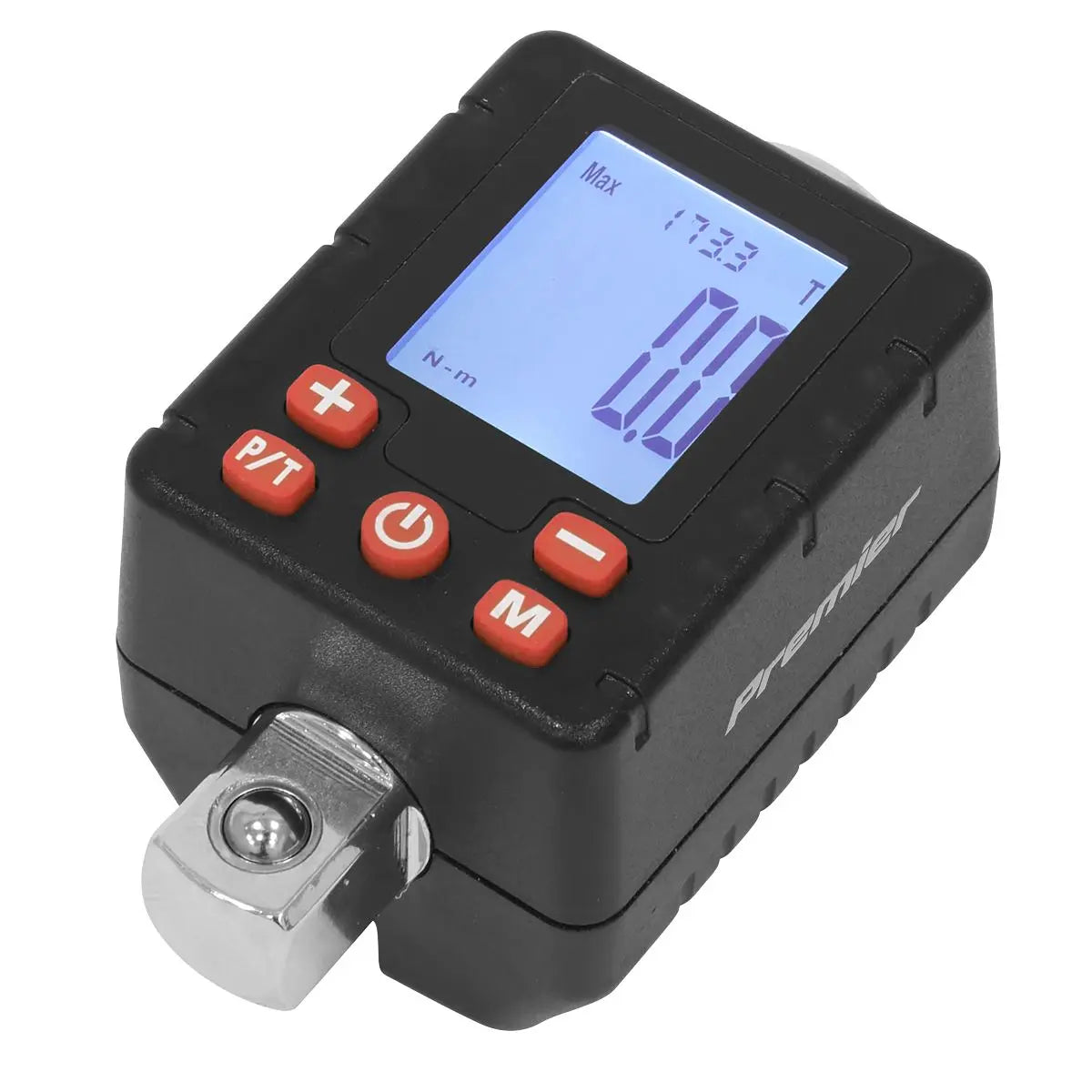 Sealey Premier Torque Adaptor Digital 1/2"Sq Drive 40-200Nm(29.5-147.5lb.ft)  White Rose Tools