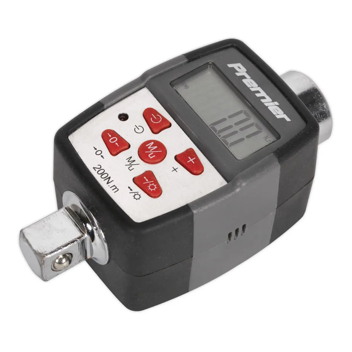 Sealey Premier Torque Adaptor with Angle Function Digital 1/2"Sq Drive 20-200Nm(14.7-147.5lb.ft) 