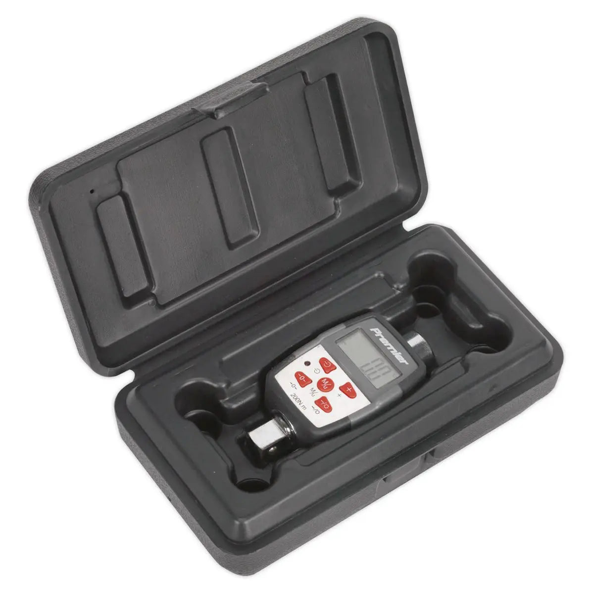 Sealey Premier Torque Adaptor with Angle Function Digital 1/2"Sq Drive 20-200Nm(14.7-147.5lb.ft) 