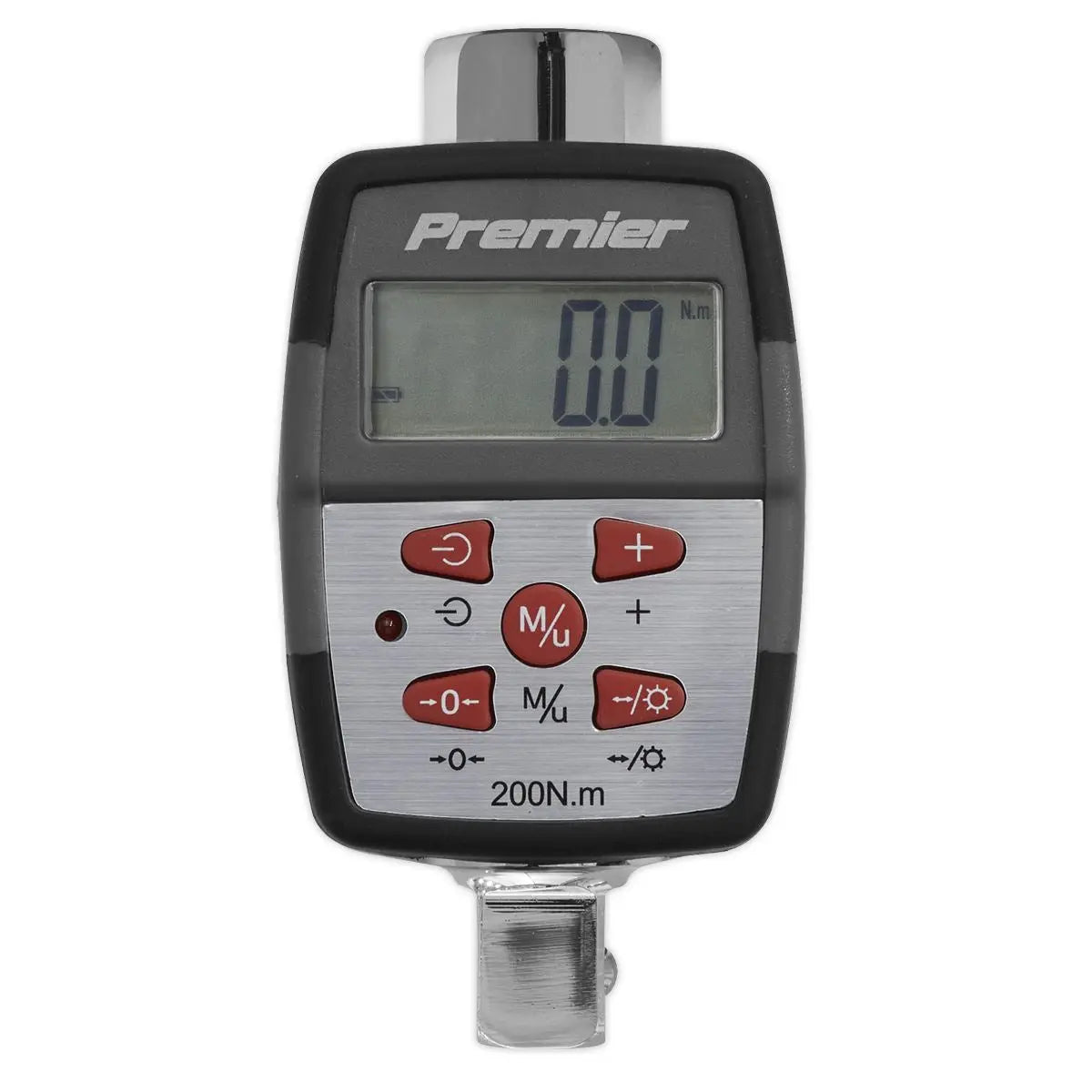Sealey Premier Torque Adaptor with Angle Function Digital 1/2"Sq Drive 20-200Nm(14.7-147.5lb.ft) 