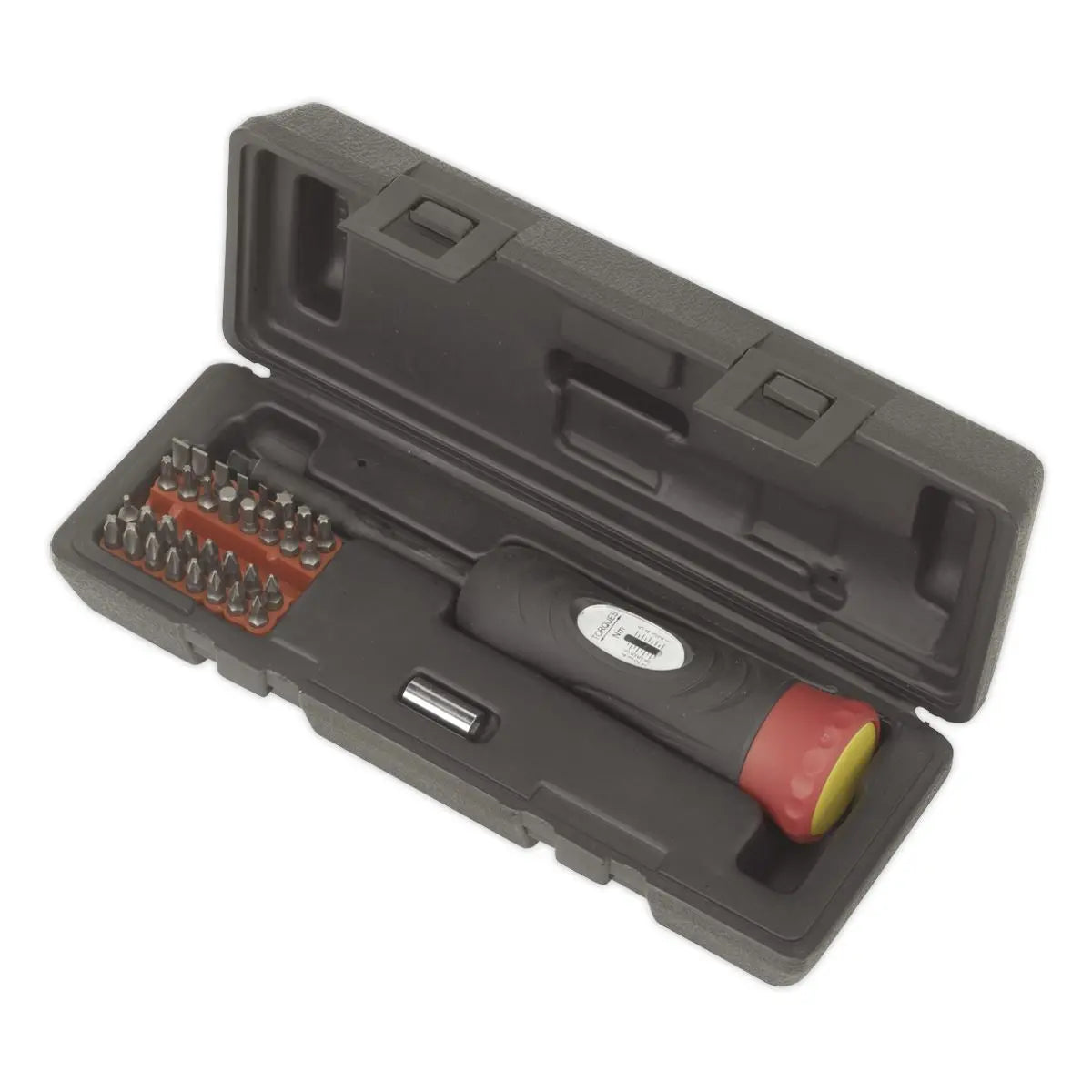 Sealey Premier Torque Screwdriver Set 34pc 2-10Nm 1/4"Sq Drive 