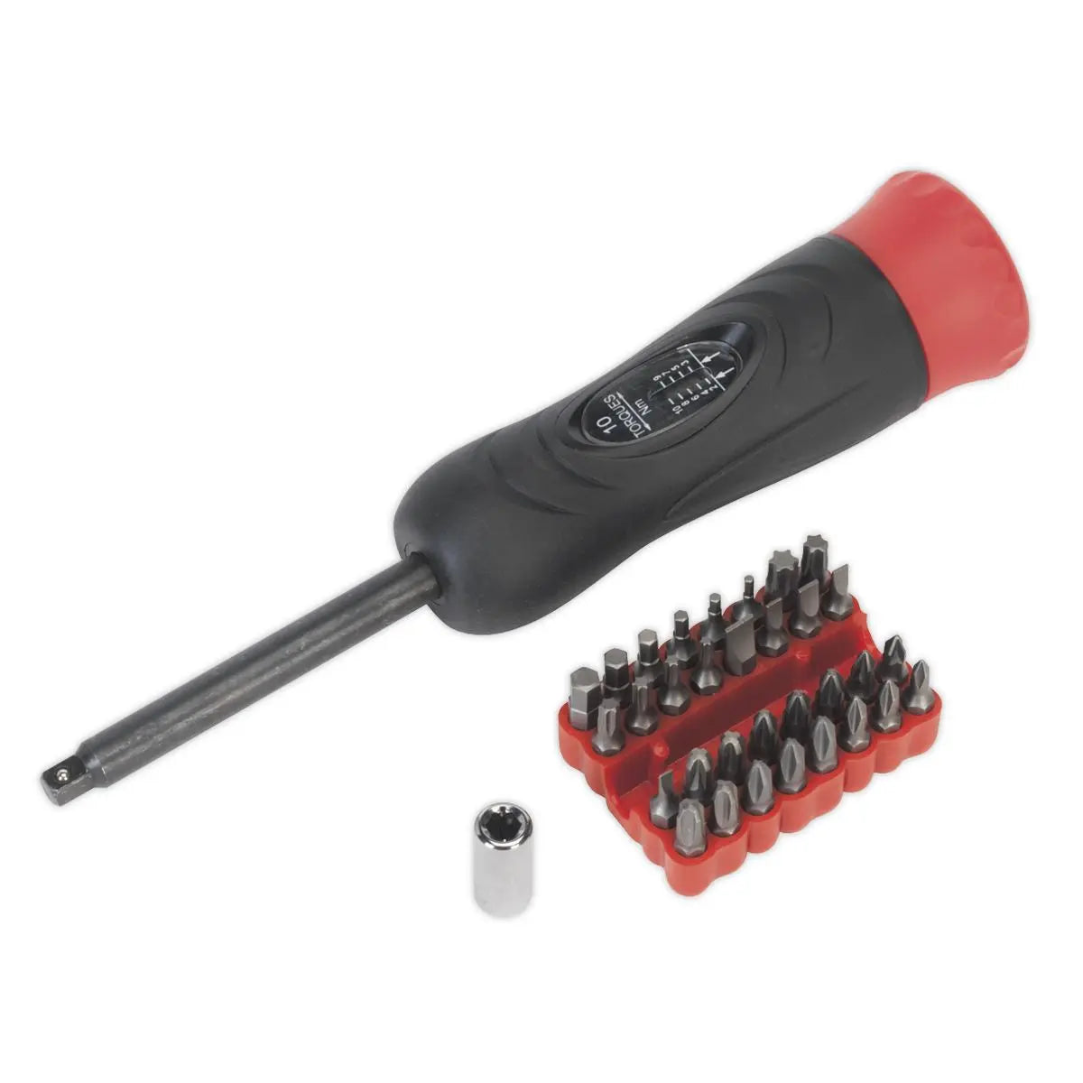 Sealey Premier Torque Screwdriver Set 34pc 2-10Nm 1/4"Sq Drive 