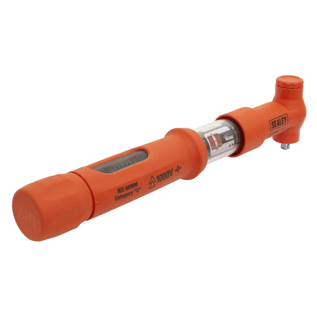 Sealey Premier Torque Wrench Insulated 1/4"Sq Drive 2-12Nm  White Rose Tools