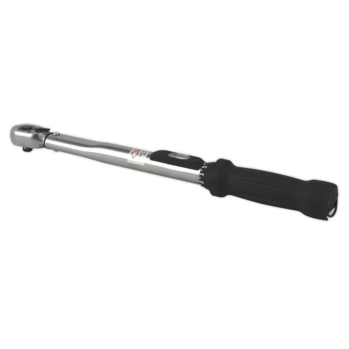 Sealey Premier Torque Wrench Locking Micrometer Style 3/8"Sq Drive10-110Nm(10-80lb.ft) Calibrated 