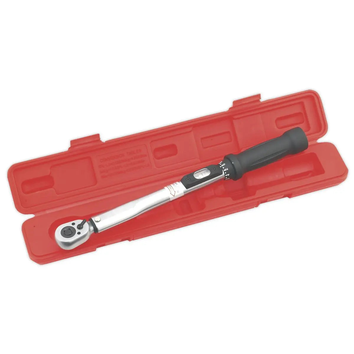 Sealey Premier Torque Wrench Locking Micrometer Style 3/8"Sq Drive10-110Nm(10-80lb.ft) Calibrated 