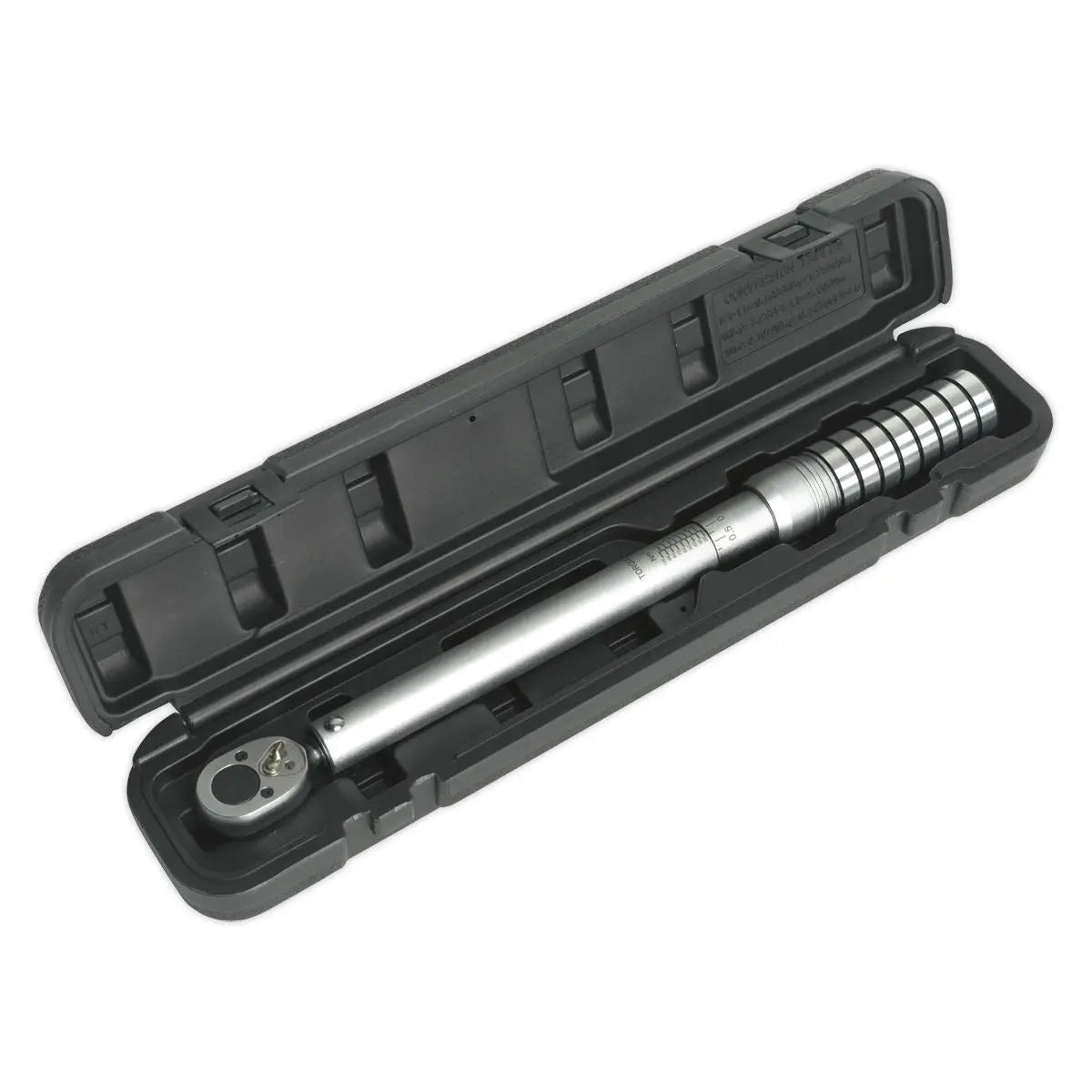 Sealey Premier Torque Wrench Micrometer Style 1/2"Sq Drive 40-200Nm(29.5-148lb.ft) - Calibrated 
