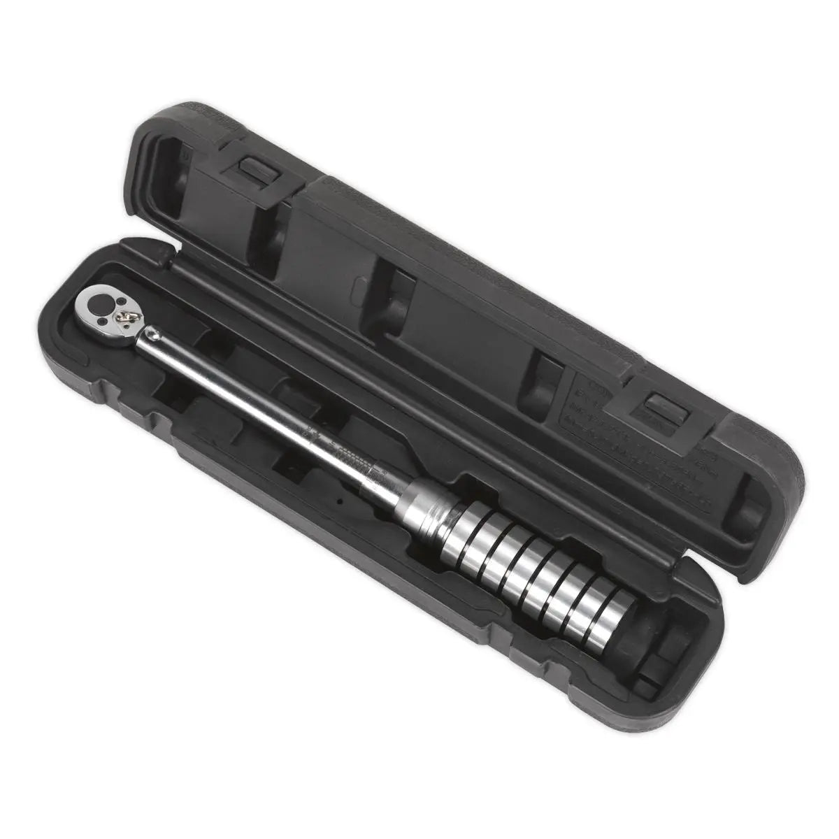 Sealey Premier Torque Wrench Micrometer Style 1/4"Sq Drive 4-20Nm(2.9-14.8lb.ft) - Calibrated 