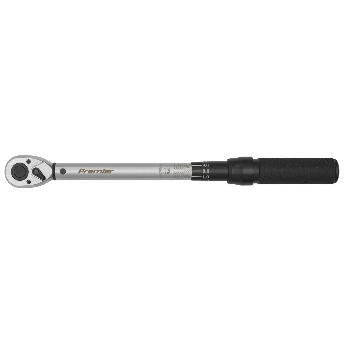 Sealey Premier Torque Wrench Micrometer Style 40-210Nm 1/2"Sq Drive 