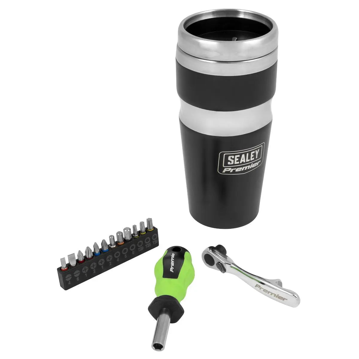 Sealey Premier Travel Mug with Tool Kit 