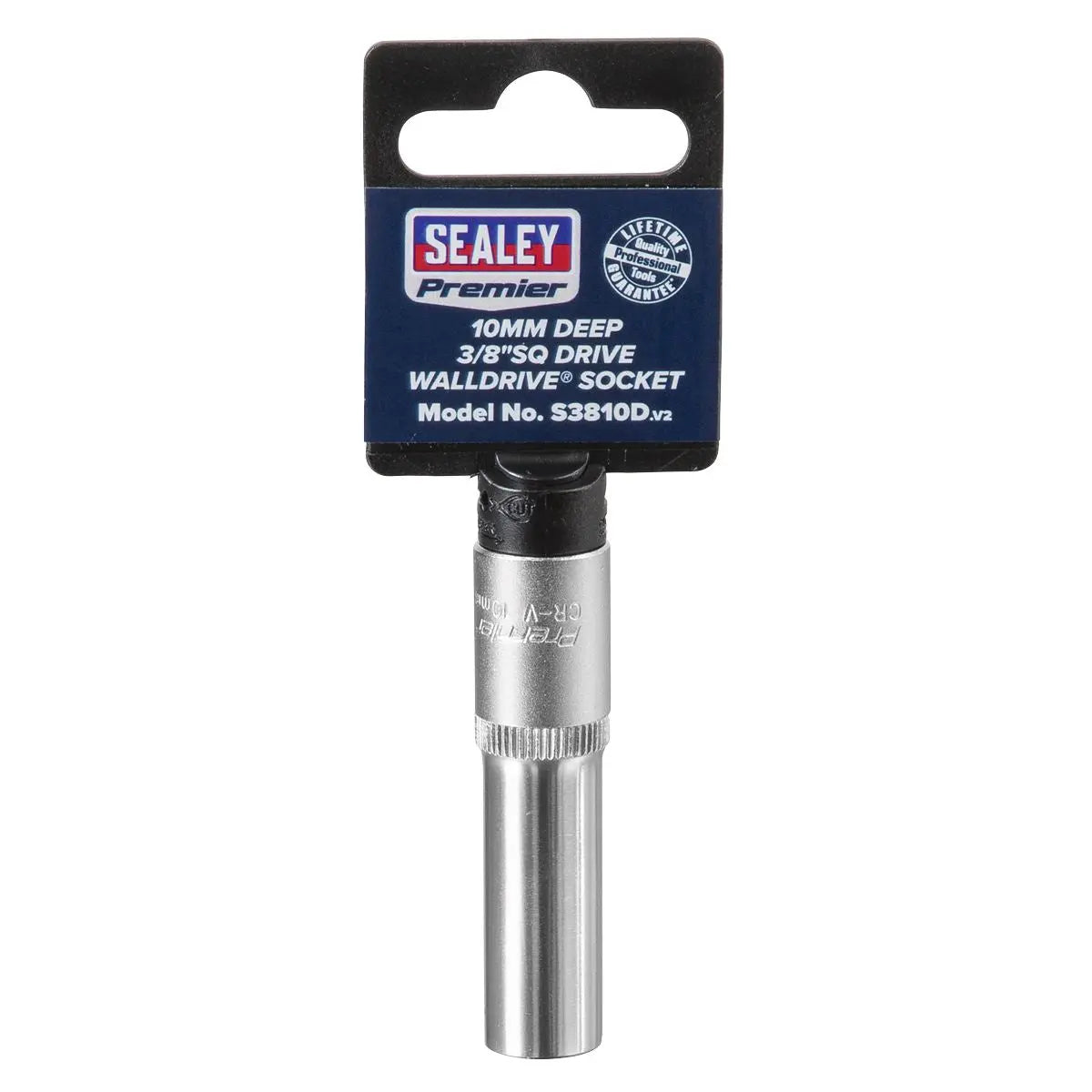 Sealey Premier WallDrive® Socket 10mm Deep 3/8"Sq Drive 