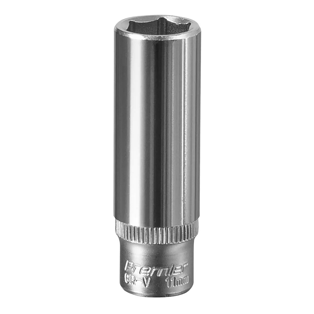 Sealey Premier WallDrive® Socket 11mm Deep 1/4"Sq Drive 