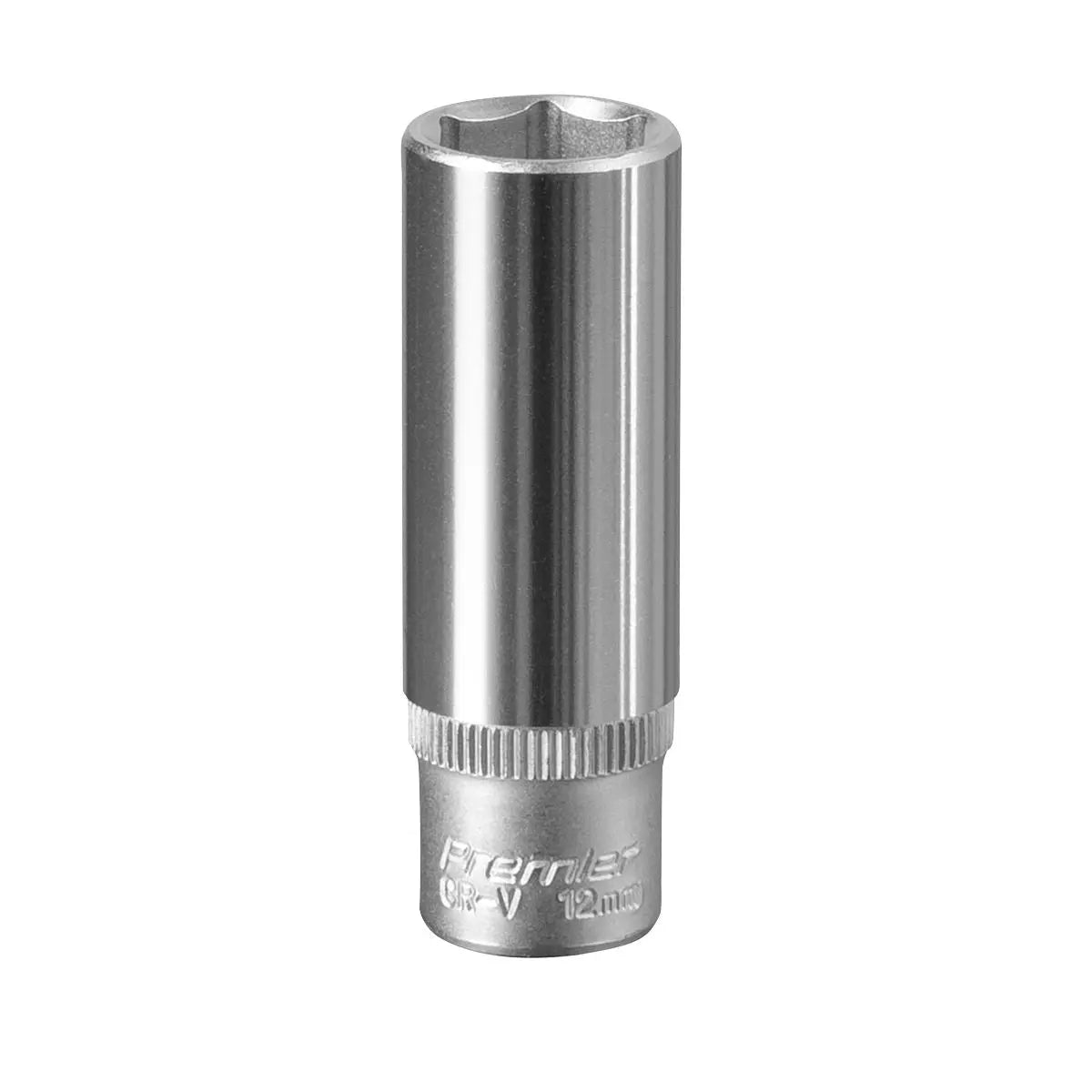 Sealey Premier WallDrive® Socket 12mm Deep 1/4"Sq Drive 