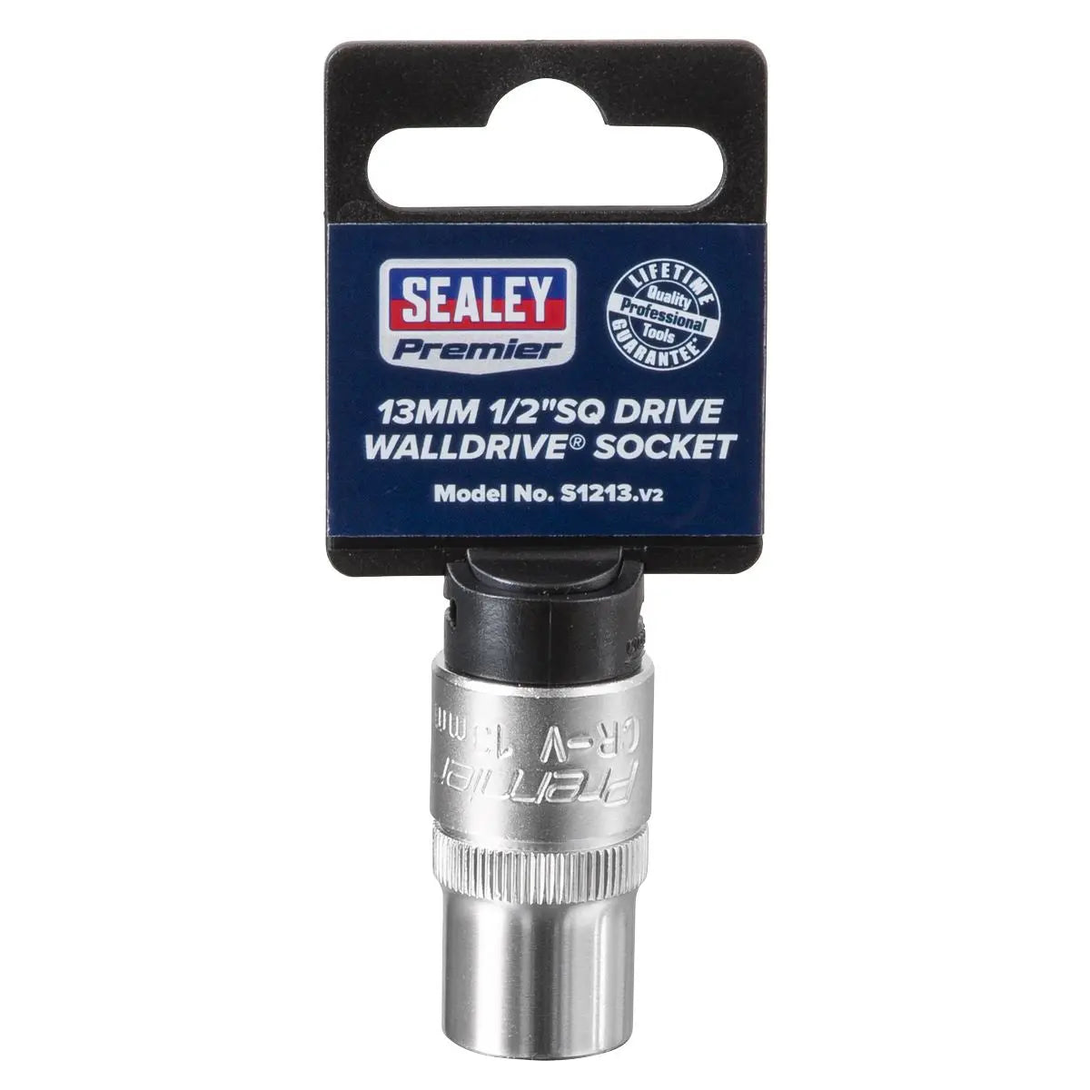 Sealey Premier WallDrive® Socket 13mm 1/2"Sq Drive 