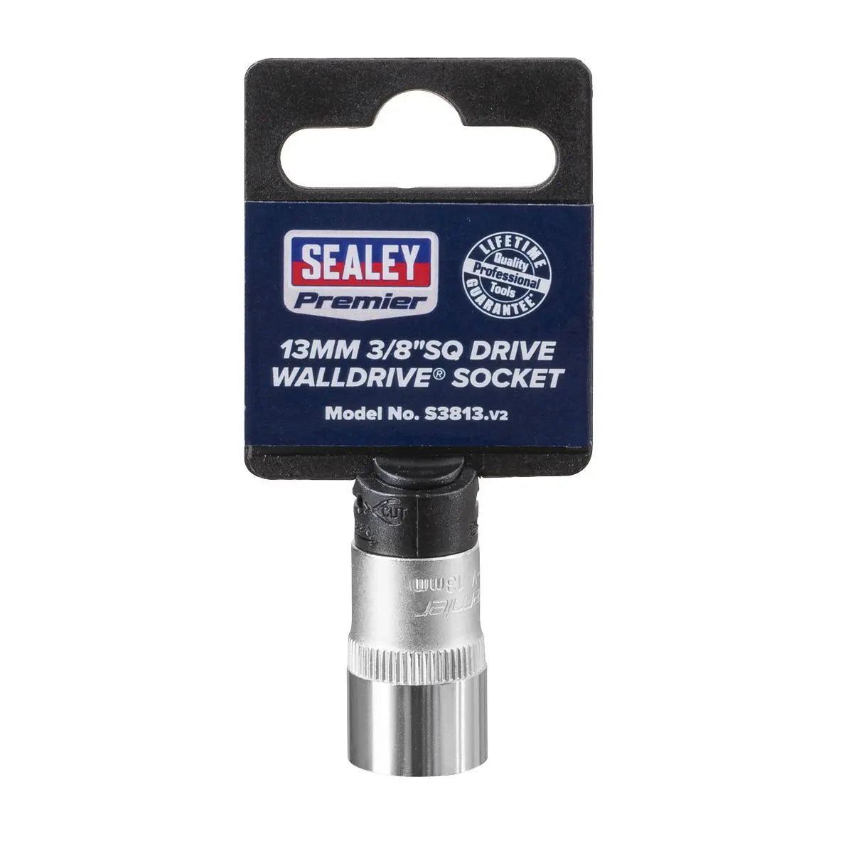 Sealey Premier WallDrive® Socket 13mm 3/8"Sq Drive 
