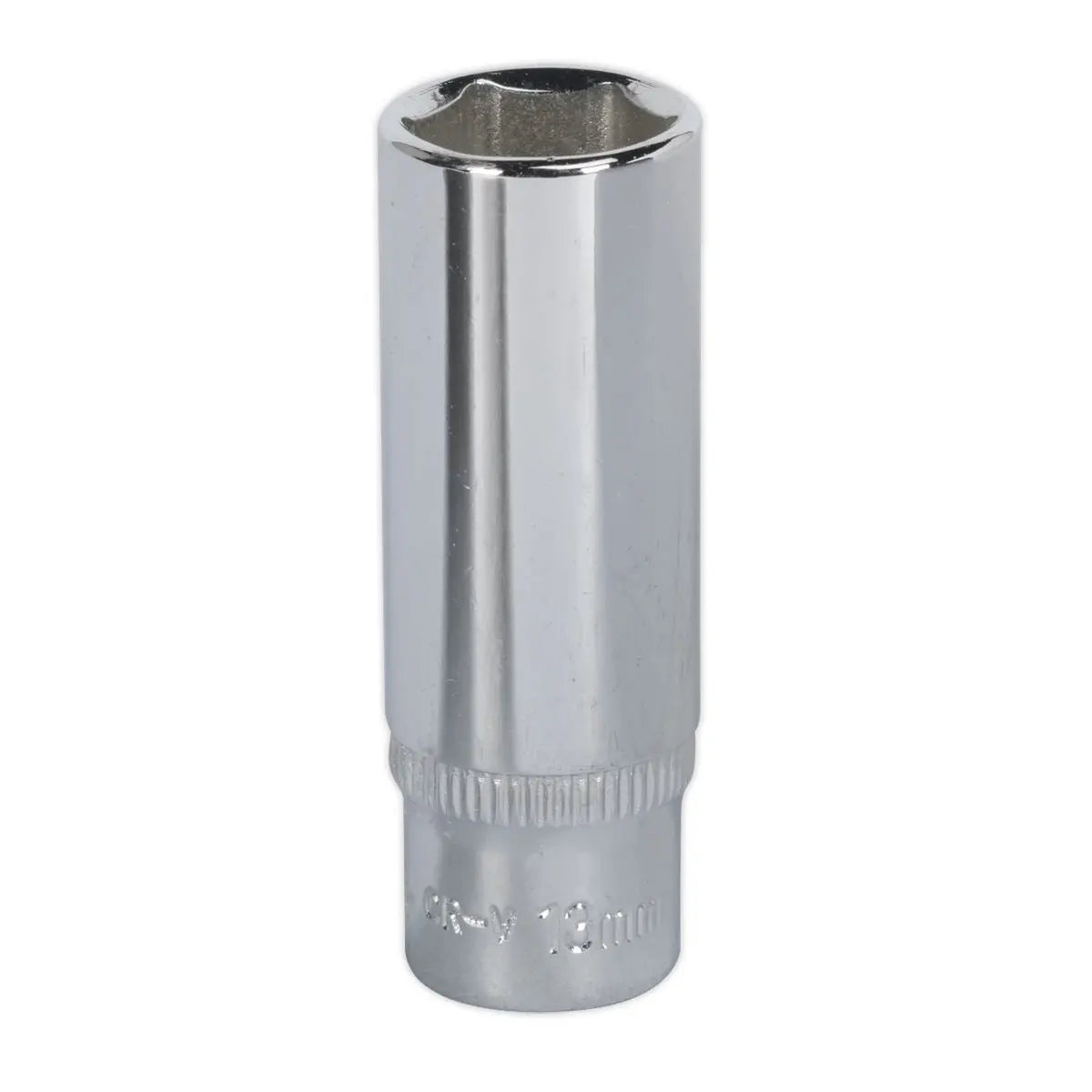 Sealey Premier WallDrive® Socket 13mm Deep 1/4"Sq Drive Fully Polished 