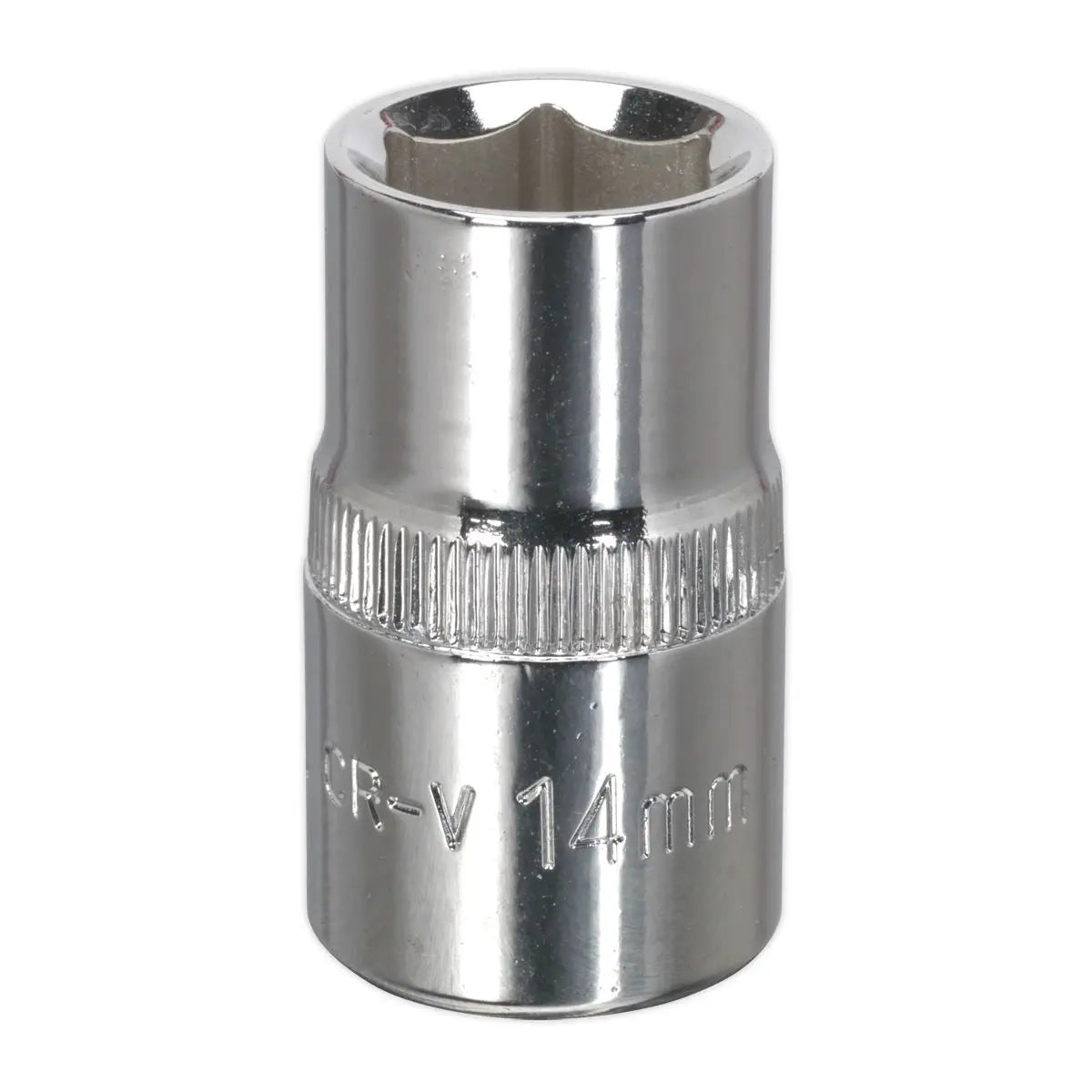 Sealey Premier WallDrive® Socket 14mm 1/2"Sq Drive Fully Polished 