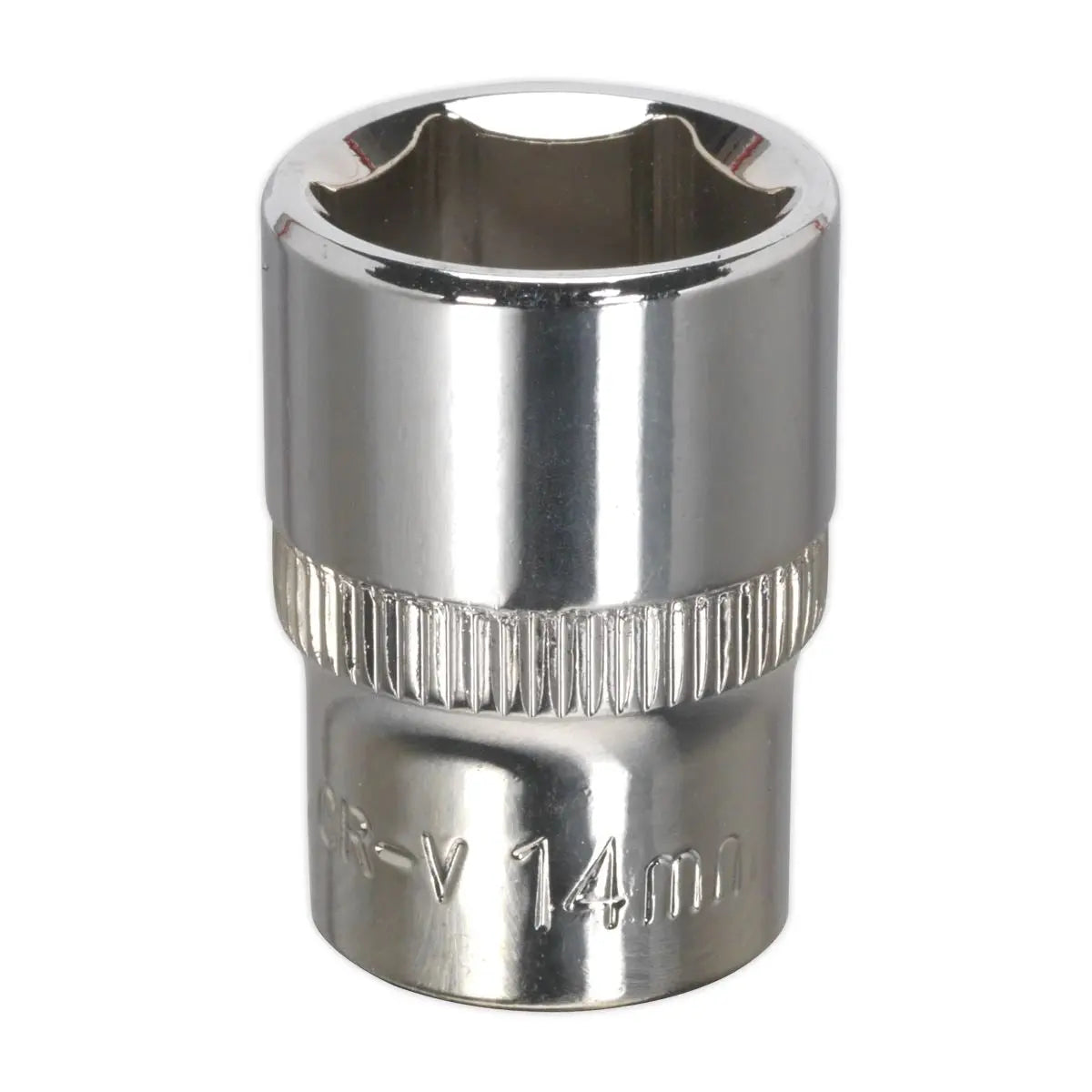 Sealey Premier WallDrive® Socket 14mm 3/8"Sq Drive Fully Polished 