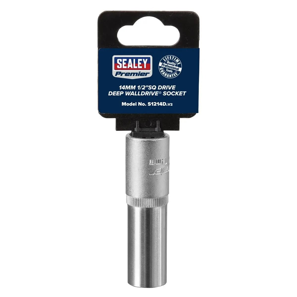 Sealey Premier WallDrive® Socket 14mm Deep 1/2"Sq Drive 