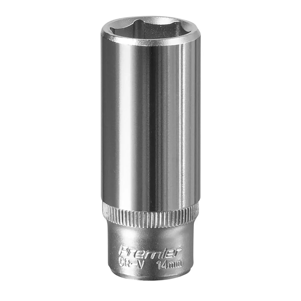 Sealey Premier WallDrive® Socket 14mm Deep 1/4"Sq Drive 
