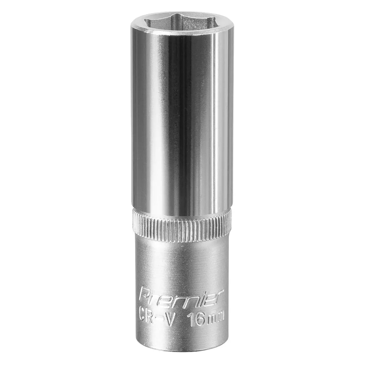 Sealey Premier WallDrive® Socket 16mm Deep 1/2"Sq Drive 