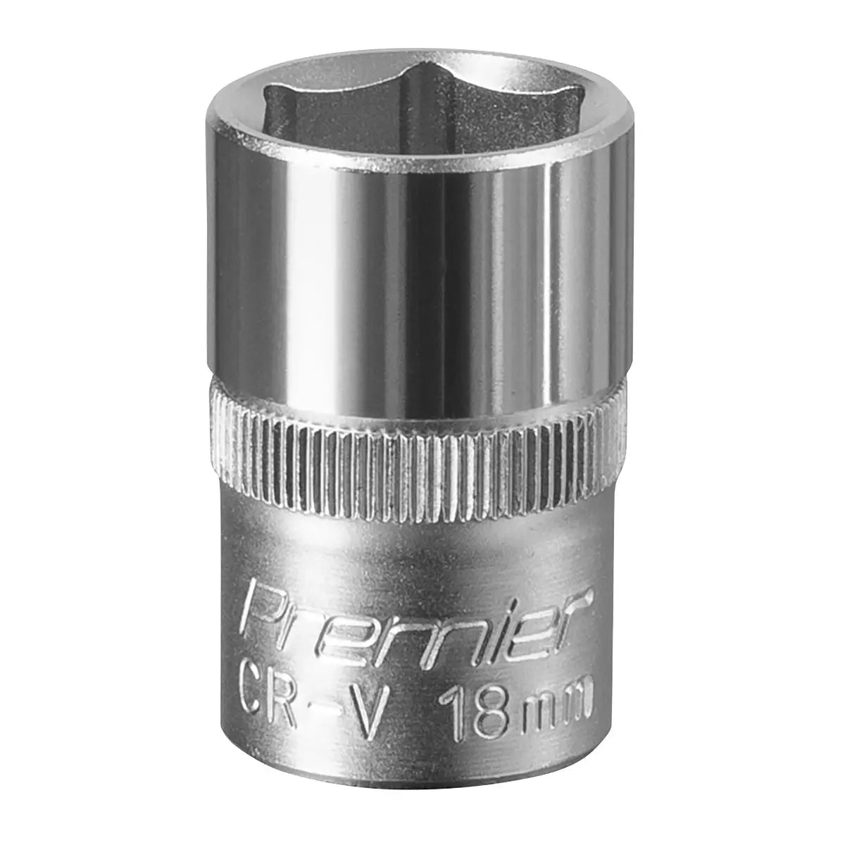 Sealey Premier WallDrive® Socket 18mm 1/2"Sq Drive 