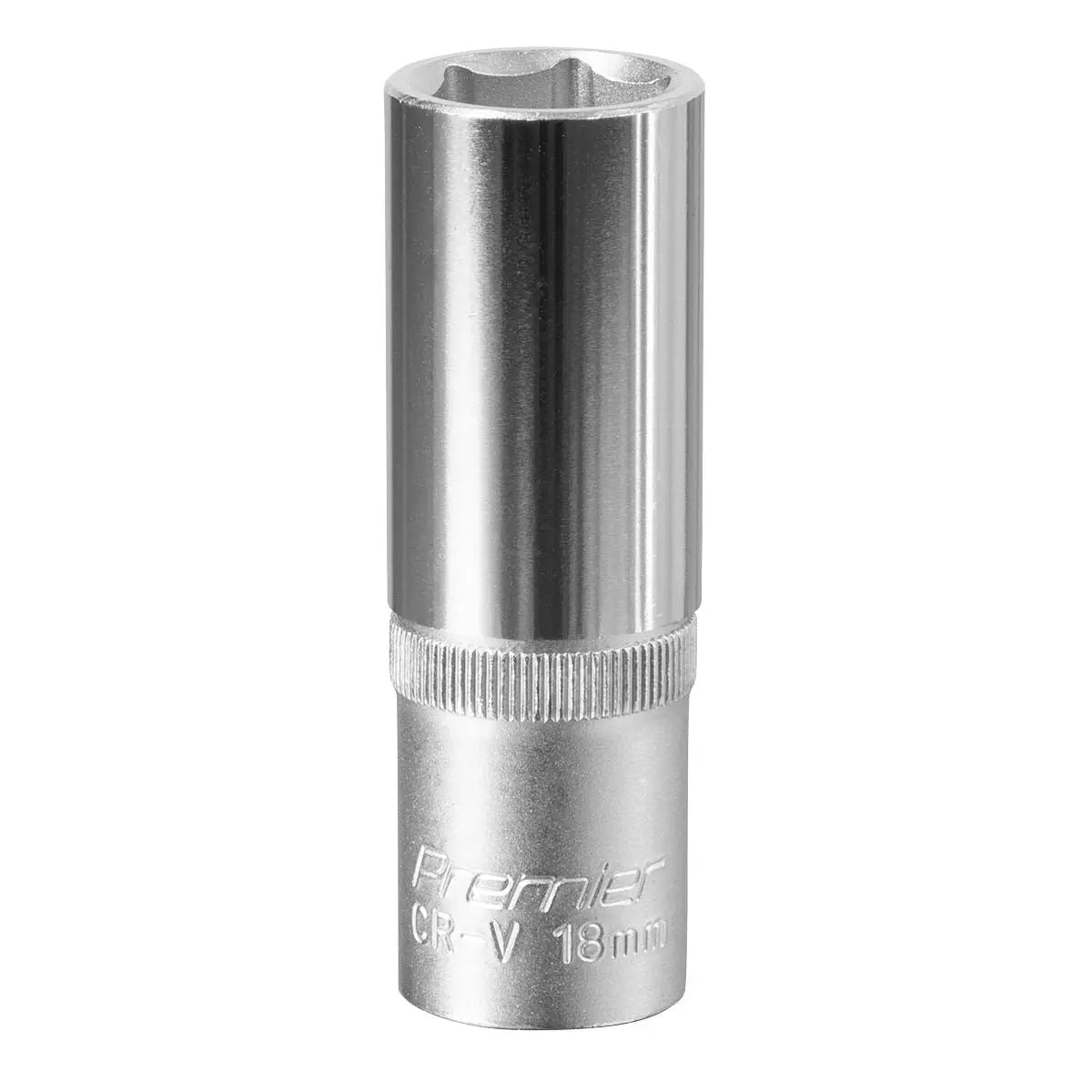 Sealey Premier WallDrive® Socket 18mm Deep 1/2"Sq Drive 