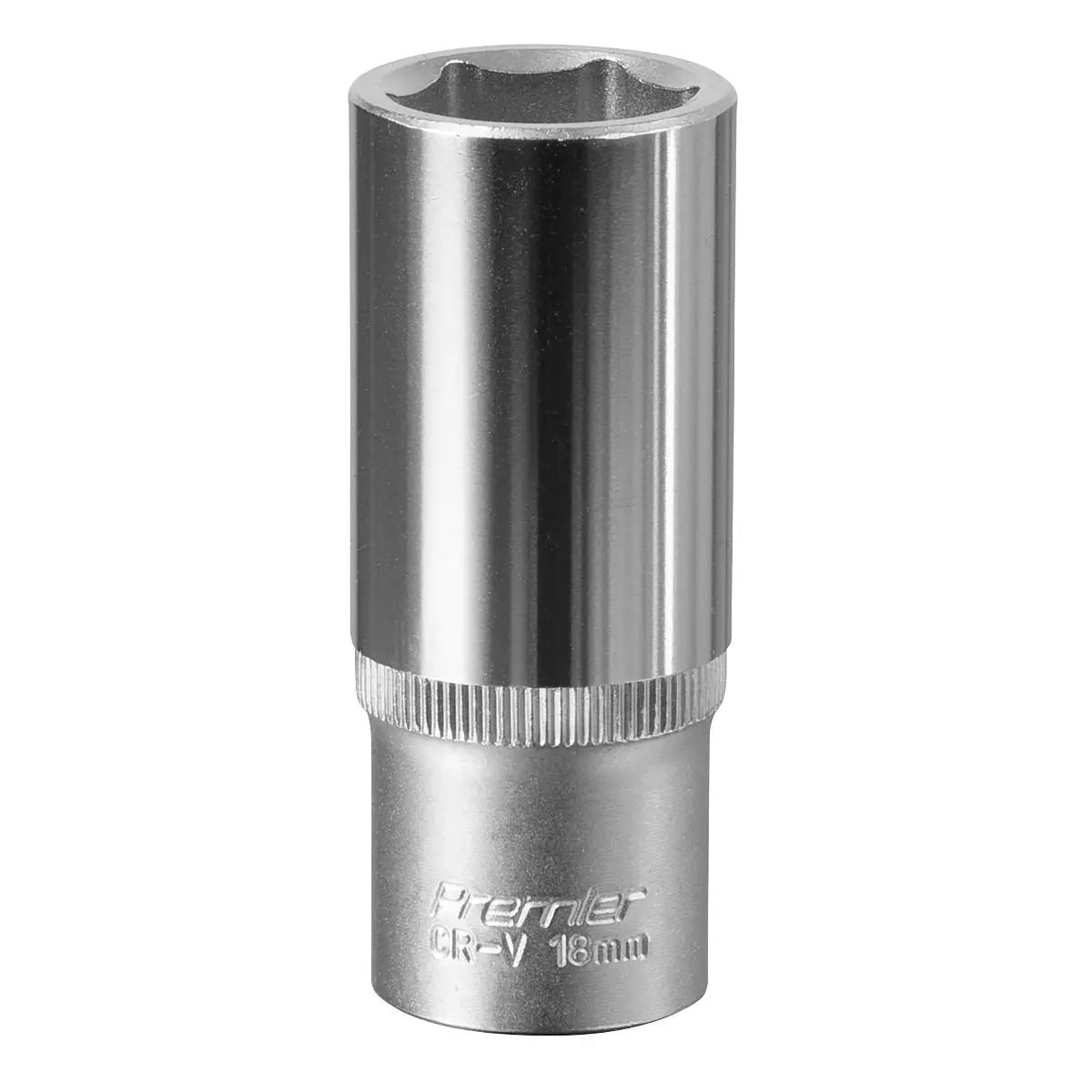 Sealey Premier WallDrive® Socket 18mm Deep 3/8"Sq Drive 